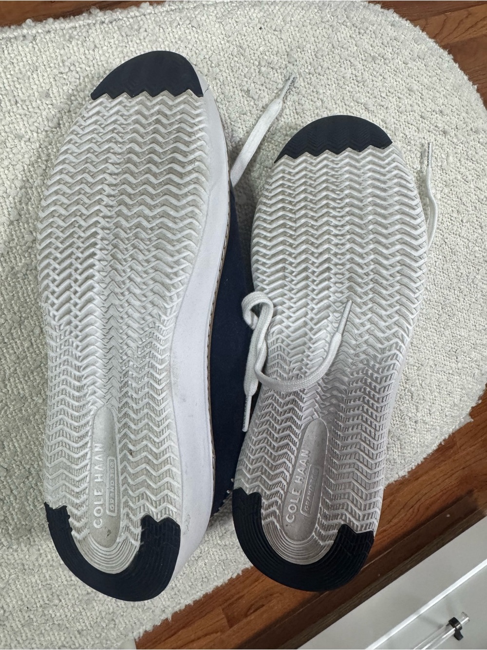 Cole Haan GrandPrø Suede Sneakers Navy Blue Size 8.5 | Like New - Picture 7 of 7